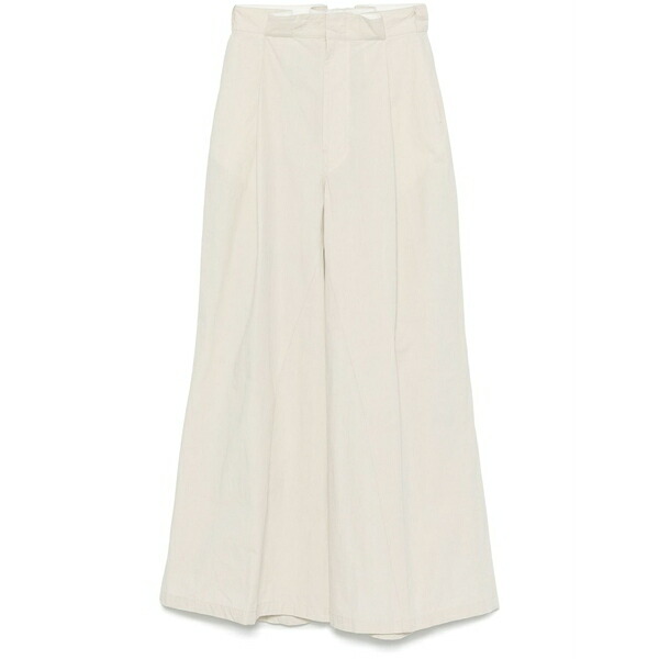 マルタンマルジェラ レディース カジュアルパンツ ボトムス Pleat-detail trousers Neutrals|asty
