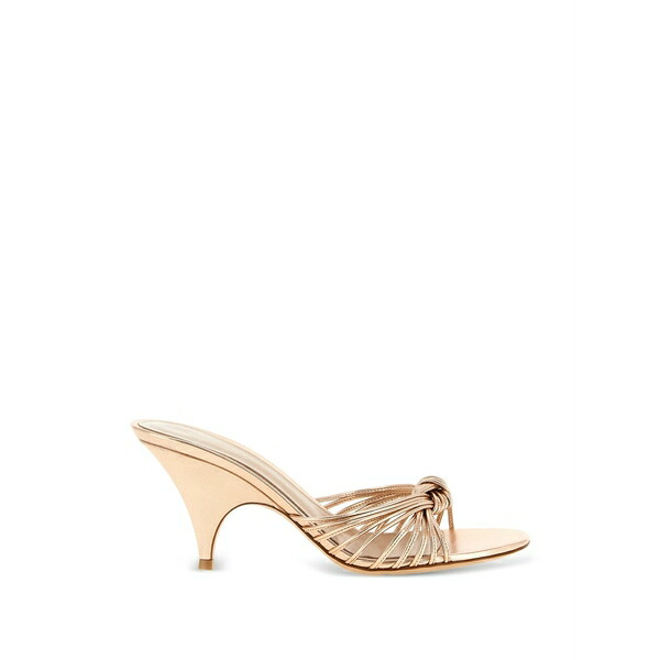 ジャンヴィト ロッシ レディース サンダル シューズ Sofia laminated knotted sandals Pink