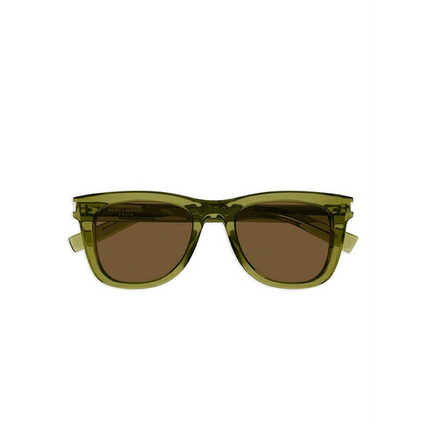 サンローラン アイウェア メンズ サングラス・アイウェア 付属物 Sl 712 square-frame sunglasses Green