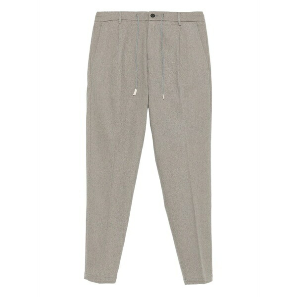イレブンティ メンズ 心地好いズボン下 ボトムス Pleated drawstring trousers Grey