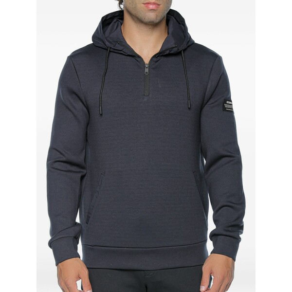 エコアルフ メンズ パーカー・スウェットシャツ アウター Surat quarter-zip hoodie Grey｜asty 64,800円