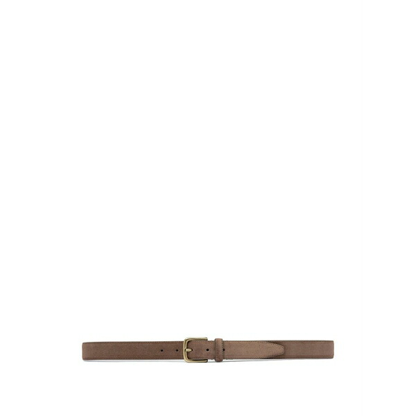 オフィチーネ 創作的 メンズ 三尺帯 付属物 Suede slim belt Neutrals