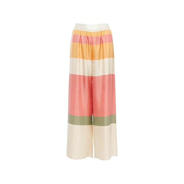 エレス レディース 心地好いズボン下 ボトムス Lollipop striped trousers Multicolour