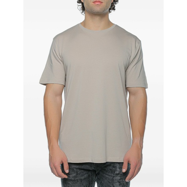 エコアルフ メンズ ティーシャツ トップス Clin graphic-print t-shirt Neutrals