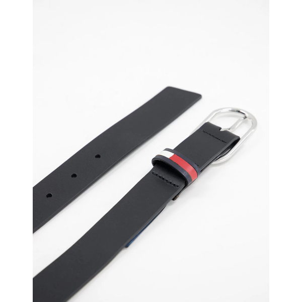 送料無料】 トミーヒルフィガー レディース ベルト アクセサリー Tommy Jeans oval belt in black Black  sieuphong.com.vn