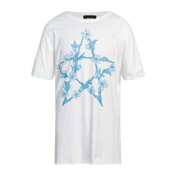 【送料無料】 マッシモ サバディン メンズ Tシャツ トップス T-shirts White