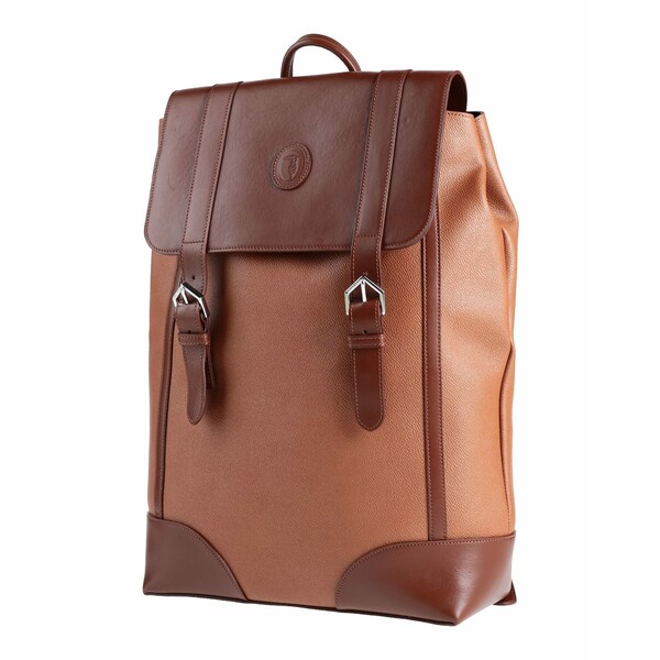 【送料無料】 トラサルディ メンズ ビジネス系 バッグ Backpacks Brown バッグ・小物・ブランド雑貨-バッグ