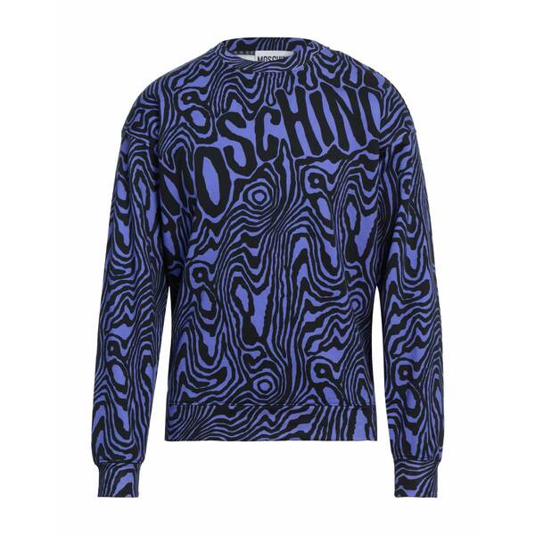 【送料無料】 モスキーノ メンズ パーカー・スウェットシャツ アウター Sweatshirts Purple