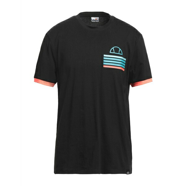 【送料無料】 エレッセ メンズ Tシャツ トップス T-shirts Black