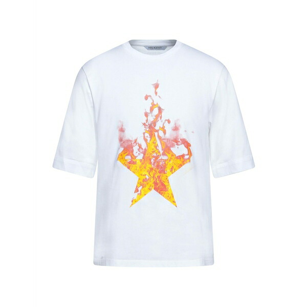 【送料無料】 ニールバレット メンズ Tシャツ トップス T-shirts White