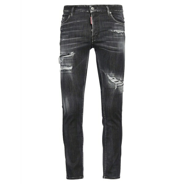 【送料無料】 ディースクエアード メンズ デニムパンツ ボトムス Jeans Black｜asty 70,290円