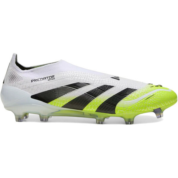 adidas アディダス メンズ スニーカー  【adidas Predator Elite Laceless FG Radiant Blaze Pack】  サイズ US_12.5(30.5cm) Cloud White/Core Black/Lucid Lemon