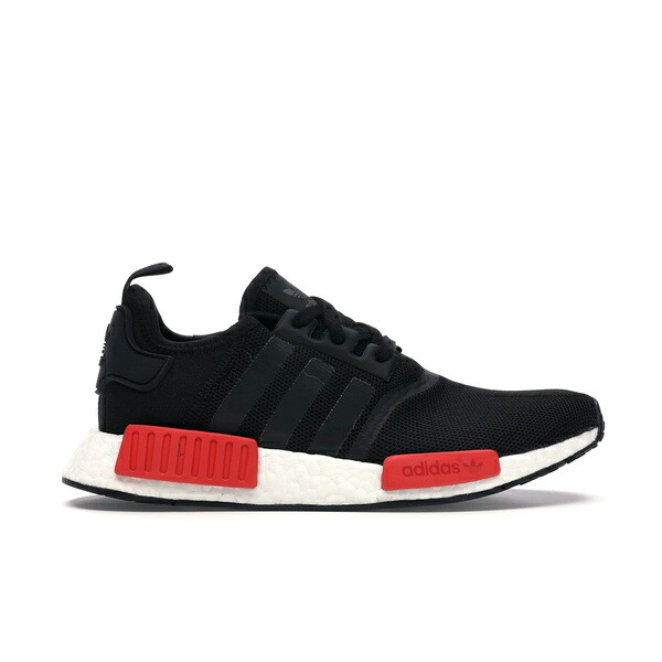adidas アディダス メンズ スニーカー 【adidas NMD R1 Black Red】 サイズ US_M_13 Black/Red｜asty 81,840円