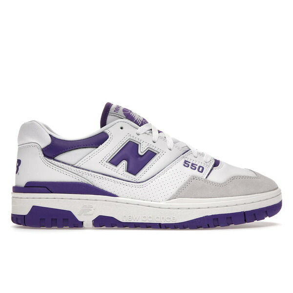 New Balance ニューバランス メンズ スニーカー  【New Balance 550 White Purple】  サイズ US_9(27.0cm) White/Purple