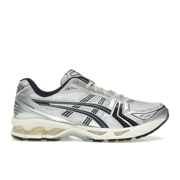 ASICS アシックス メンズ スニーカー 【ASICS Gel-Kayano 14 JJJJound White Navy】 サイズ US_10(28.0cm) White/Navy｜asty 66,990円