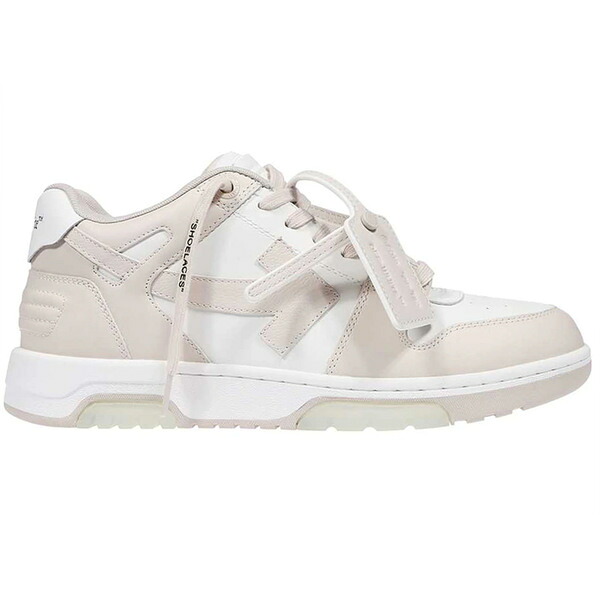 OFF-WHITE オフホワイト メンズ スニーカー  【Off-White Out Of Office Calf Leather White Beige】  サイズ US_7(25.0cm) White/Beige