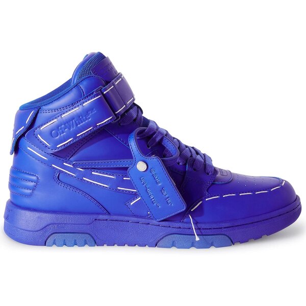 OFF-WHITE オフホワイト メンズ スニーカー 【OFF-WHITE Out Of Office Low Sartorial Stitching Mid Top Blue Blue】 サイズ US_11(29.0cm) Sartorial Stitching Mid Top Blue Blue|asty