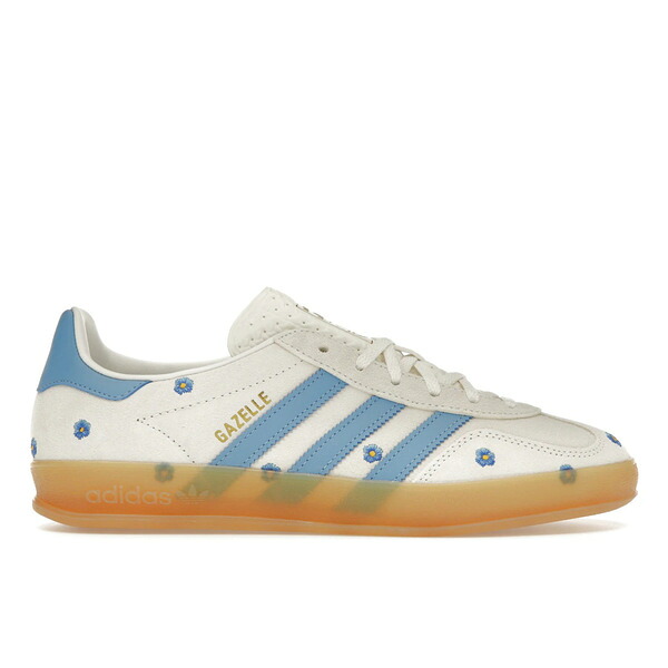 adidas アディダス レディース スニーカー  【adidas Gazelle Indoor Light Blue Floral (Women\u0027s)】  大きさ US_5(22.0糎) Beige/Cloud White/Light Blue/Gum