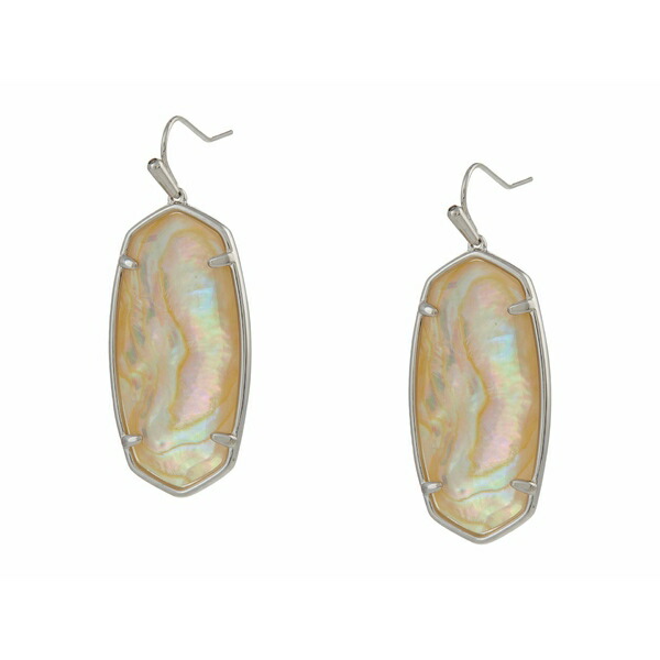 ケンドラスコット レディース ピアス イヤリング アクセサリー Faceted Elle Drop Earrings Rhodium  Iridescent Abalone 春先取りの