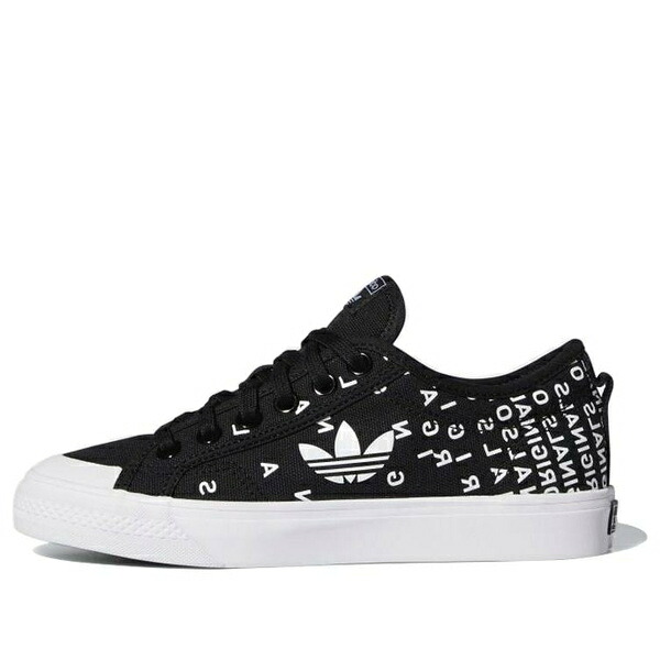 adidas アディダス レディース スニーカー 【(WMNS) adidas Nizza Trefoil 'Core Black' EF5076】 サイズ US_7(24.0cm)|asty