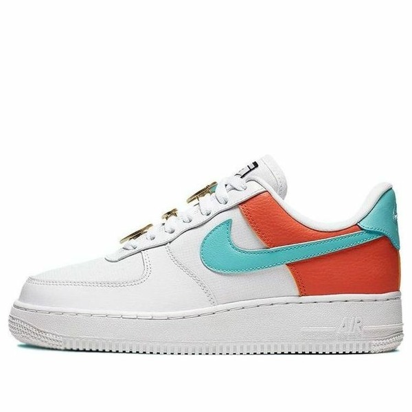 Nike ナイキ レディース スニーカー 【(WMNS) Nike Air Force 1 Low SE 'Basketball Pins White Orange' AA0287-106】 サイズ US_7.5(24.5cm)|asty