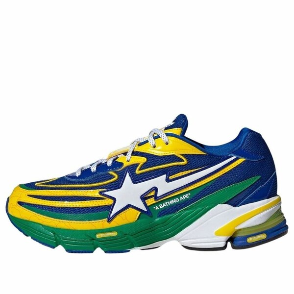 adidas アディダス メンズ スニーカー 【adidas x Bape Orketro 'Yellow Blue Green' JQ2398】 サイズ US_10(28.0cm)|asty