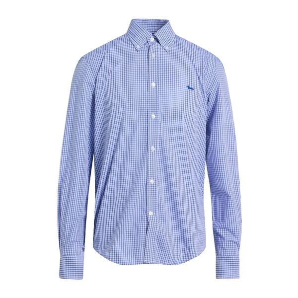 【送料無料】 ハーモント & ブレイン メンズ シャツ トップス Shirts Blue