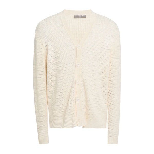 【貨物輸送無料】 ダニエル フィエゾリ メンズ ジレー アウター Cardigans White