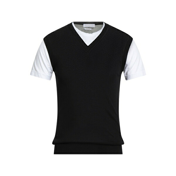 【送料無料】 ダニエル フィエゾリ メンズ ニット&セーター アウター Sweaters Black|asty