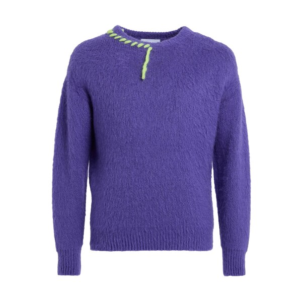 【送料無料】 ボンサイ メンズ ニット&セーター アウター Sweaters Purple｜asty