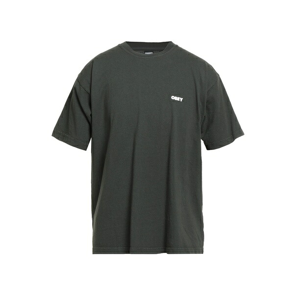 【送料無料】 オベイ メンズ Tシャツ トップス T-shirts Green|asty
