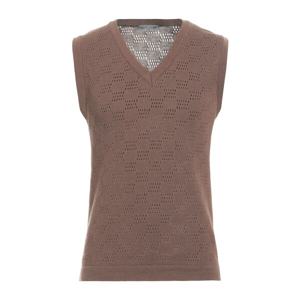 【貨物輸送無料】 ダニエレ アレッサンドリー二 メンズ 編み物\u0026プルオーバー アウター Sweaters Brown