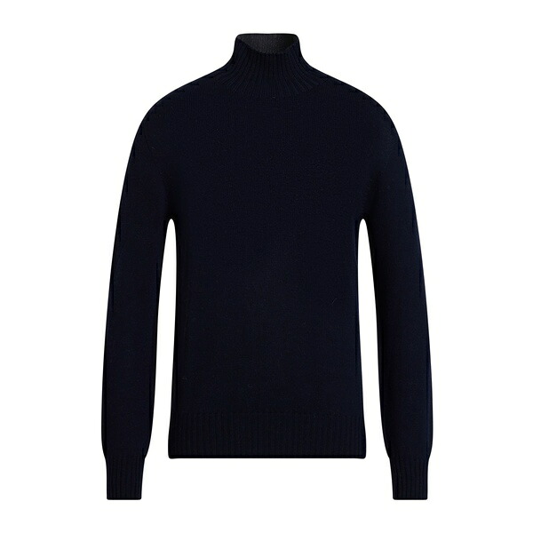 【貨物輸送無料】 アラゴナ メンズ 編み物\u0026プルオーバー アウター Turtlenecks Blue
