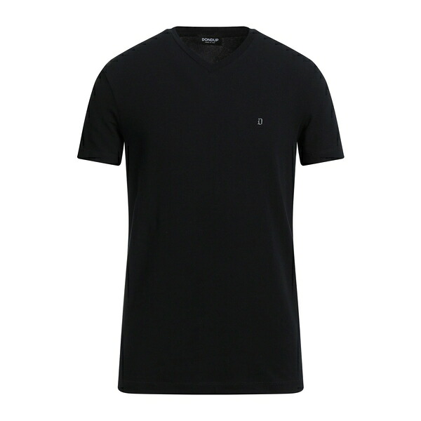 【送料無料】 ドンダップ メンズ Tシャツ トップス T-shirts Black