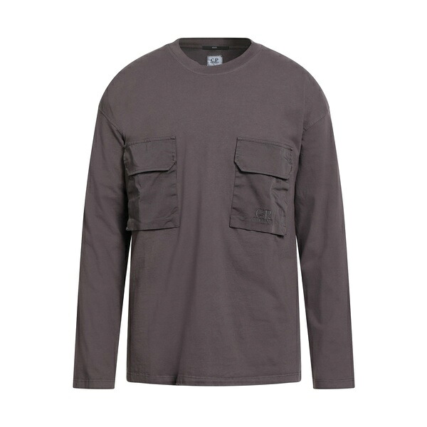 【送料無料】 シーピーカンパニー メンズ Tシャツ トップス T-shirts Grey｜asty