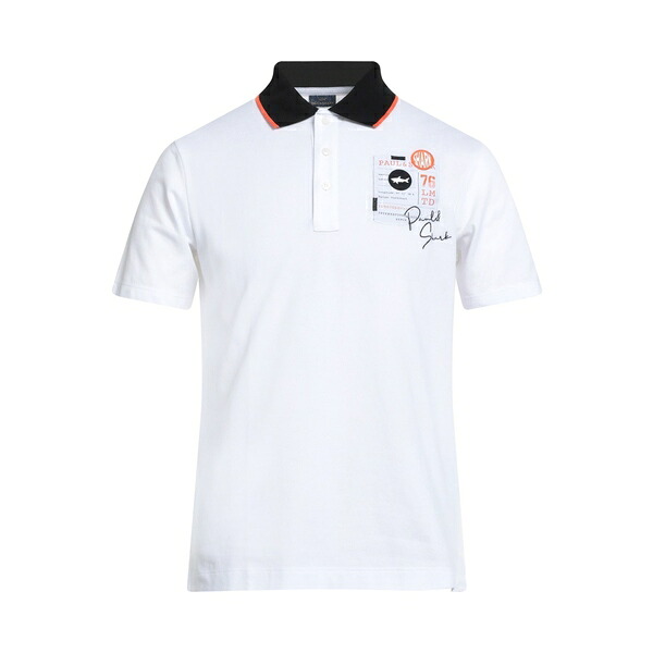【送料無料】 ポールアンドシャーク メンズ Tシャツ トップス Polo shirts White