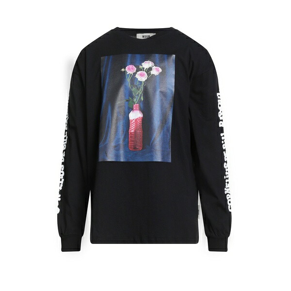 【送料無料】 エムエスジイエム メンズ Tシャツ トップス T-shirts Black