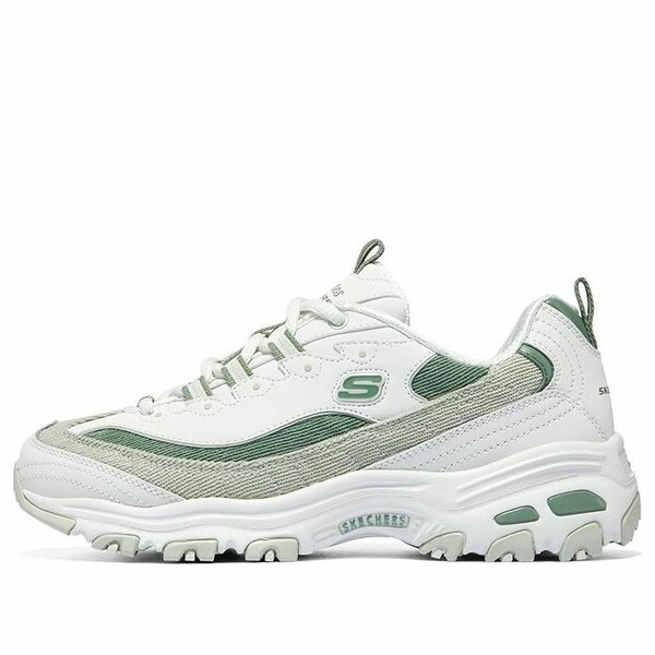 Skechers スケッチャーズ レディース スニーカー  【(WMNS) Skechers DLITES 1.0 \u0027White Light Green\u0027 896276-WMNT】  大いさ US_6.5(23.5珊) スニーカー-レディース靴-靴