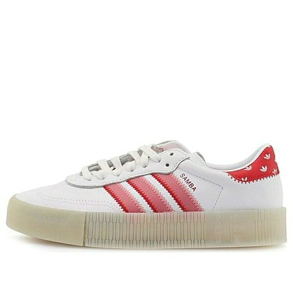 adidas アディダス レディース スニーカー  【(WMNS) adidas Sambarose White Red FY3118】  サイズ US_7(24.0cm)