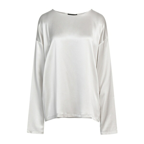 【送料無料】 ファビアナ フィリッピ レディース Tシャツ トップス Tops Grey|asty