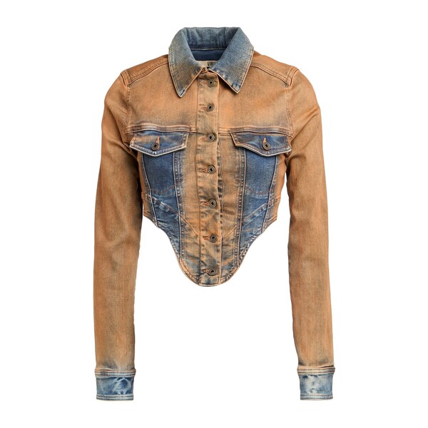 【送料無料】 ナウルズ レディース ジャケット＆ブルゾン アウター Denim outerwear Brown｜asty 53,880円