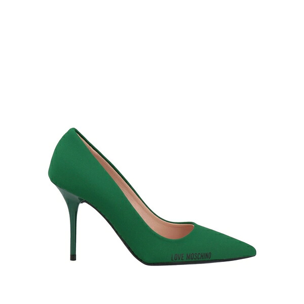 【貨物輸送無料】 モスキーノ レディース パンプス シューズ Pumps Green