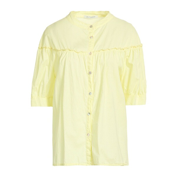 【送料無料】 ル ストレーゲ レディース シャツ トップス Shirts Yellow
