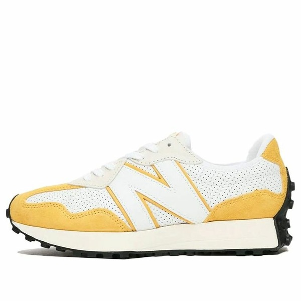 New Balance ニュー平衡にする メンズ スニーカー Yellow/White 【New Balance 327 \u0027Primary Pack - Yellow\u0027 MS327PG】  大いさ US_5.5(23.5糎) スニーカー-靴-メンズ靴