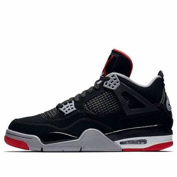 Jordan ジョーダン メンズ スニーカー 【Air Jordan 4 Retro OG 'Bred' 2019 308497-060】 サイズ US_8(26.0cm)|asty