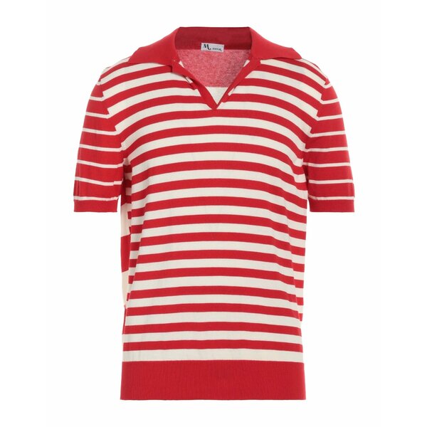 【貨物輸送無料】 ドッピアアー メンズ 編み物\u0026スウェーター アウター Sweaters Red ニット・セーター-トップス-メンズファッション