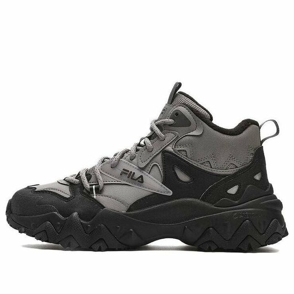 FILA フィラ レディース スニーカー 【(WMNS) FILA Disruptor Mid High-Top Shoes 'Black Sky Grey' F12W342127FDB】 サイズ US_5(22.0cm)｜asty