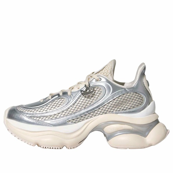adidas アディダス レディース スニーカー 【(WMNS) adidas Ozvenuz \'Silver Metallic Cloud White Chalk White\' KK4675】 サイズ US_5.5(22.5cm)｜asty