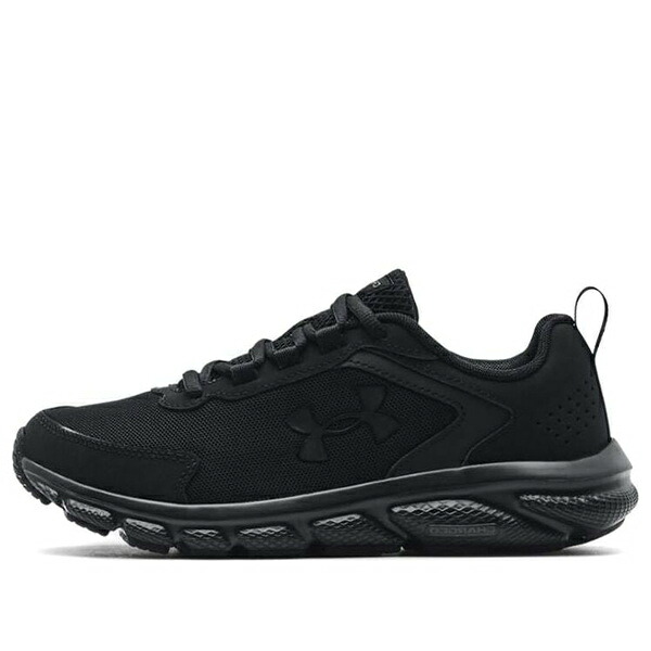 Under Armour アンダーアーマー レディース スニーカー 【(WMNS) Under Armour Charged Assert 9 Wide 'Black' 3024862-002】 サイズ US_8(25.0cm)|asty
