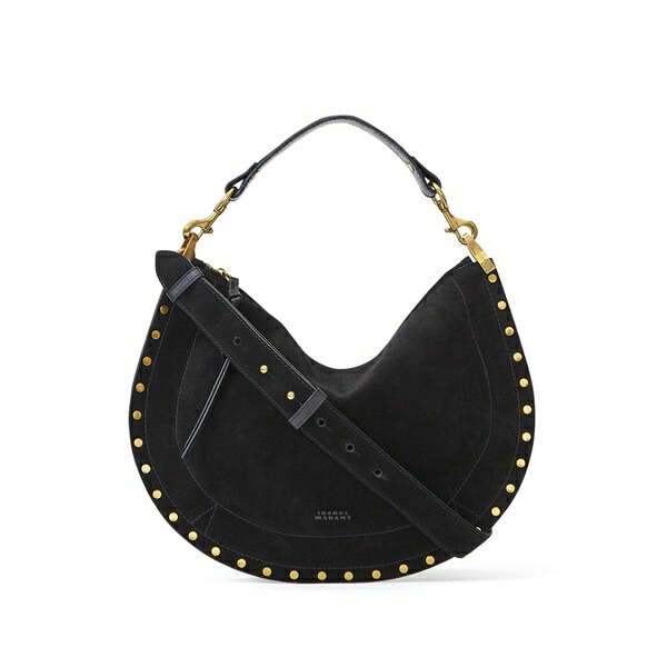 イザ呼びりん マラン レディース ショルダーバッグ 御徒面子 Oskan soft zipped crossbody bag Black